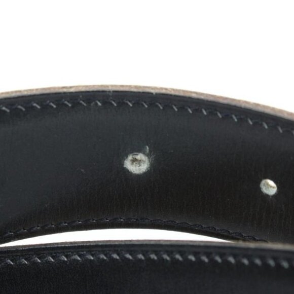 Hermès Size 85 Brown x Black x Silver 32mm Reversible H Logo Belt Kit 74h418s main image 4